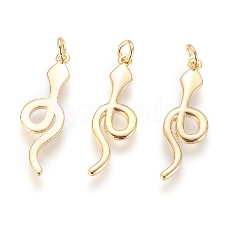 Brass Pendants KK-G364-03G-1