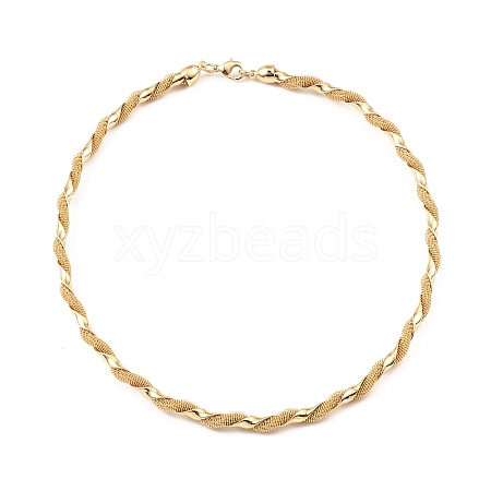 Brass Chain Necklaces NJEW-F313-05G-1