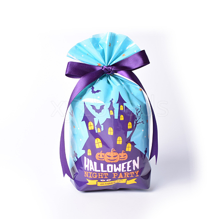 PE Plastic Halloween Candy Bag HAWE-PW0001-148B-1