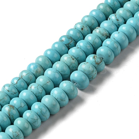 Natural Howlite Beads Strands G-C025-09A-1