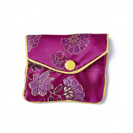 Embroidery Damask Cloth Pouches ABAG-WH0023-04C-05-1
