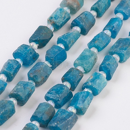 Natural Apatite Beads Strands G-F568-015-1