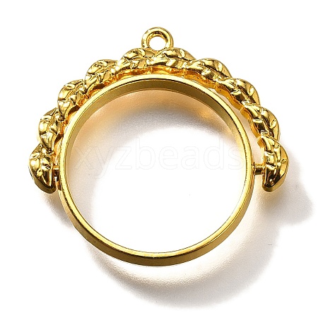 Alloy Open Back Bezel Pendants PALLOY-I223-17G-1