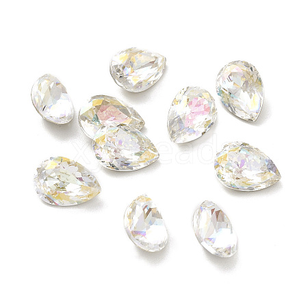 Glass Rhinestone Cabochons RGLA-F078-02F-1