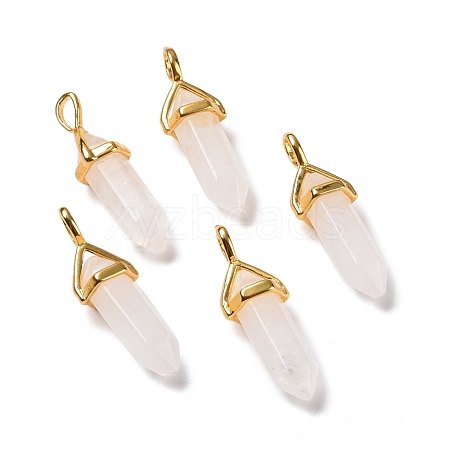 Natural Quartz Crystal Pointed Pendants G-K329-69G-1