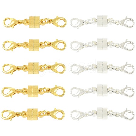 12Sets 2 Colors Brass Magnetic Clasps Converter KK-FS0001-95-1