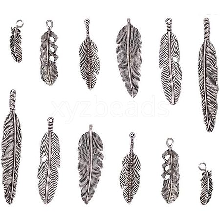 Tibetan Style Pendants Sets TIBEP-PH0001-09AS-FF-1