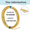 Brass Wire CWIR-WH0010-08B-G-2