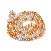 Electroplate Glass Beads Strands EGLA-F121-FR-B05-2