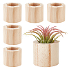 Wooden Wood Air Plant Holder DJEW-WH0001-13B-8