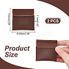 Rectangle PU Leather Ring Bags LS-ABAG-WH0047-01C-2