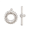 Brass Toggle Clasps KK-G548-34C-P-2