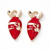 Alloy Enamel Pendants PALLOY-P287-12G-3