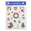 Christmas Theme Paper Sticker AJEW-Q151-02D-1
