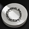 304 Stainless Steel Cable Chains Bracelets for Men BJEW-U017-01P-2