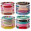 20Pcs 20 Colors Handmade Polymer Clay Heishi Surfer Stretch Bracelets Set with Synthetic Hematite sgBJEW-SW00044-1