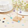 SUPERFINDINGS 48Pcs 8 Colors Spray Painted Alloy Charms FIND-FH0002-71-2