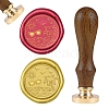 DIY Wood Wax Seal Stamp AJEW-WH0131-276-1