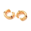 Brass Micro Pave Violet Cubic Zirconia Clasps KK-CBA25B2-05G-3