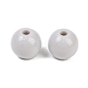 Opaque Acrylic Beads OACR-H034-50B-1