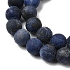 Natural Sodalite Beads Strands X-G-Q462-8mm-07-5