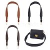 WADORN 3Pcs 3 Colors PU Leather Bag Handles DIY-WR0003-14-1