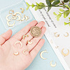 ARRICRAFT 24Pcs 12 Style Brass Charms KK-AR0002-63-3