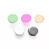 Transparent K9 Glass Cabochons GGLA-S053-8mm-111-6