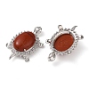 Natural Red Jasper Pendants G-A095-04P-04-2