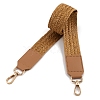 PU Imitation Leather & Raffia Bag Handles PW-WGC4EAE-05-1