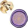 Wax Seal Brass Stamp Head AJEW-WH0209-102-1