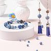 340Pcs 4 Sizes Natural Blue Aventurine Beads G-LS0001-19-6