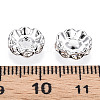 Brass Rhinestone Spacer Beads RB-A006-10MM-S-2