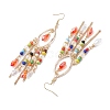 Oval Glass Dnagle Earrings EJEW-JE06254-02-4