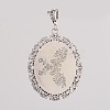 Alloy Resin Pendants PALLOY-E556-21AS-2