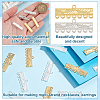 120Pcs 2 Colors Alloy Chandelier Component Links FIND-GO0003-42-5