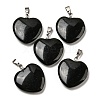 Natural Obsidian Pendants G-G956-B77-FF-1