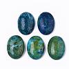 Natural Sesame Jasper/Kiwi Jasper Cabochons X-G-T062-18-1