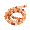 Natural Golden Silk Jade Beads Strands G-N344-01B-01-3