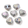 UV Plating Rainbow Iridescent Acrylic Beads OACR-P010-03F-2