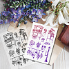 Custom PVC Plastic Clear Stamps DIY-WH0618-0141-6