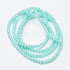 Glass Pearl Beads Strands HY-3D-B12-3
