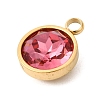Birthstone Theme July 304 Stainless Steel Pendants STAS-K239-01G-A07-2