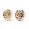 Smiling Face Sparkling Cubic Zirconia Stud Earrings for Girl Women Gift ZIRC-C025-34G-2