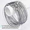 Unicraftale 50Pcs 201 Stainless Steel Wire Necklace Cord TWIR-UN0001-09-4