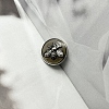 Alloy Rhinestone Shank Buttons PW-WGFF07A-02-1