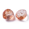 Transparent Spray Painted Glass Beads LS-GLAA-R215-01-B06-3