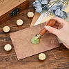 SUPERDANT 6Pcs 6 Style Wax Seal Brass Stamp Head DIY-SD0001-39-4