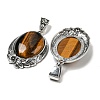 Natural Tiger Eye Big Pendants G-Z050-04B-2