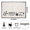 Coffee Theme Cotton and Linen Cup Mats AJEW-WH0201-015-2